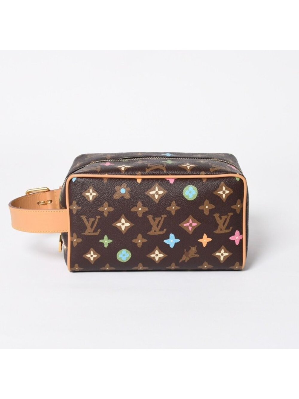 Louis Vuitton Tyler Rocker Dopp Kit Handbag Monogram Craggy Brown